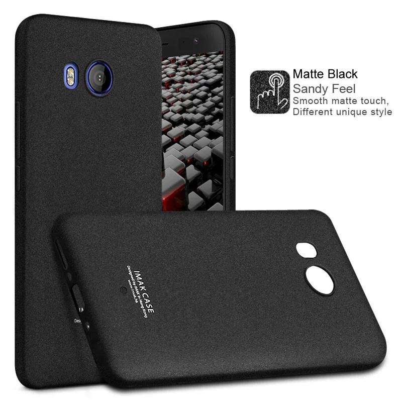 

IMAK Full Coverage Case For HTC U11 Case Matte Soft TPU Transparent Back Cover For HTC U 11 Silicone Case &Screen Protector Film