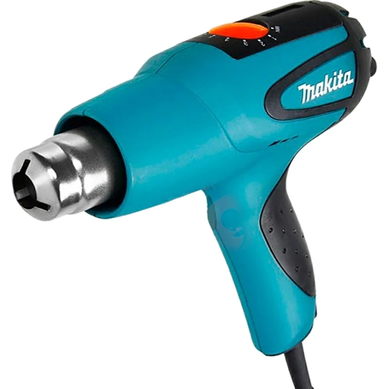 Фен технический Makita HG551V (Мощность 1800 Вт, 2 режима работы - температура 100/550 градусов, воздушный поток 220/550 л.мин, кейс)