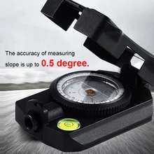 Eyeskey Navigation Lluminum Alloy Multifunction Compass Handheld Professional Hunting Camping Geological Pocket Compass harbin slim line pocket transit h dql 2a dql 2a dql2a geological compass
