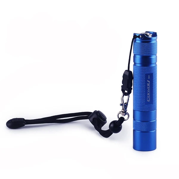

Convoy S2+ Aluminum alloy Blue 2 7135*4 3/5 Modes 490 LM EDC LED Flashlight Torch By 18650 Battry For Camping Hiking