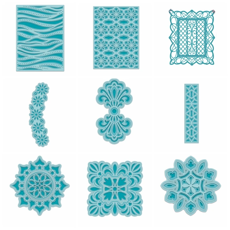 

Layer Lace Frame Metal Cutting Dies Stencils For DIY Scrapbooking Photo Album Decorative Embossing Paper Cards Handcraft Die Cut