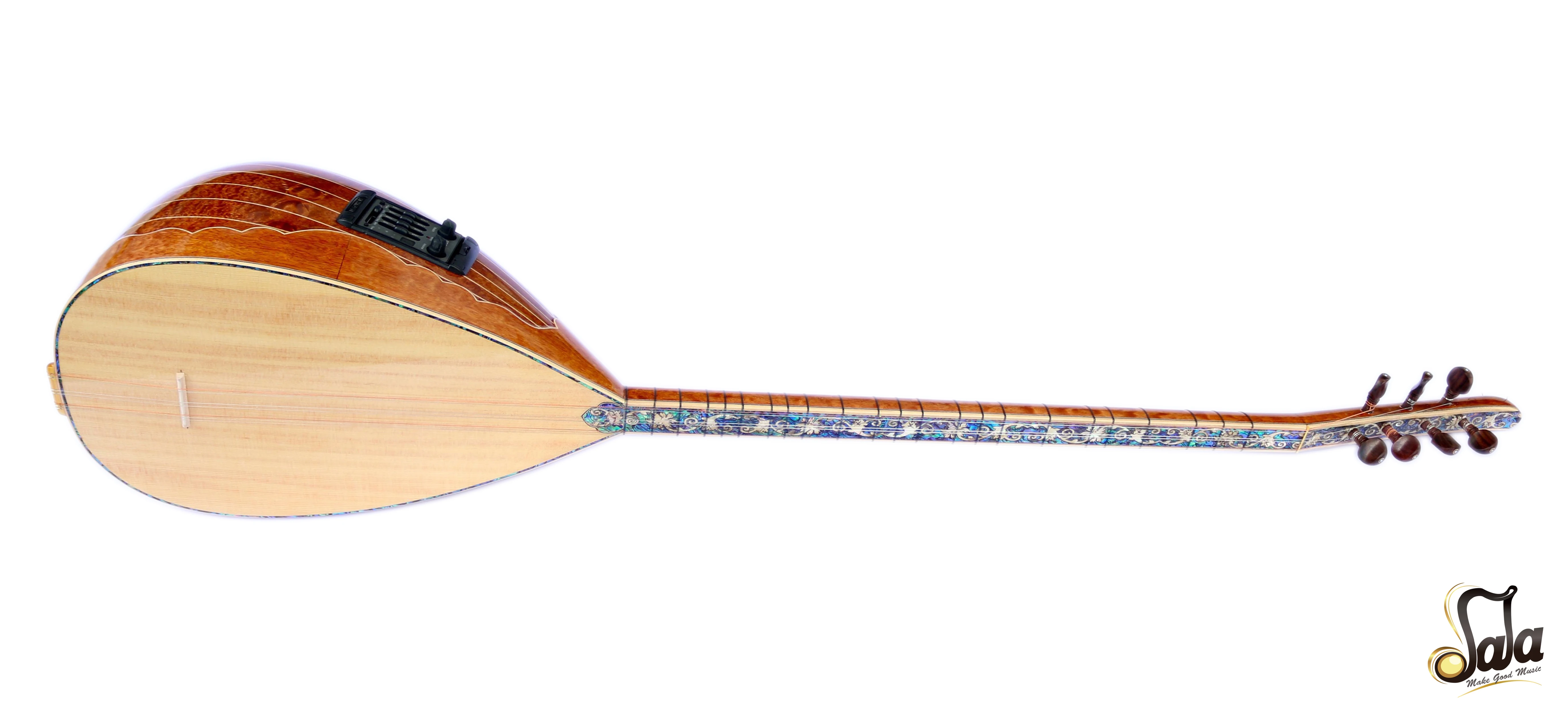 Концертное качество с длинным горлом Baglama Saz SSL-506EQ