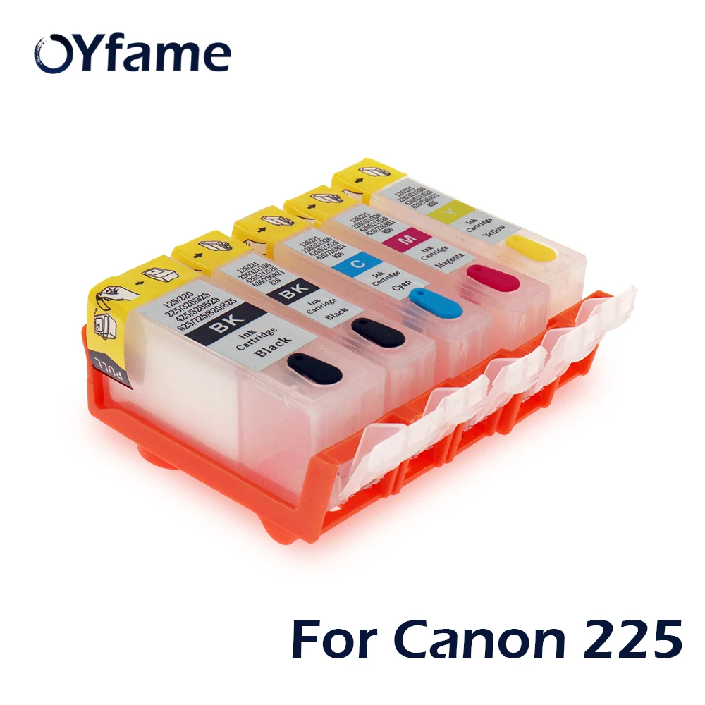 Многоразовые чернильные картриджи OYfame PGI 225 CLI 226 для Canon PIXMA MG5120 MG5220 MG6120 MG8120 MG5320 IP4820