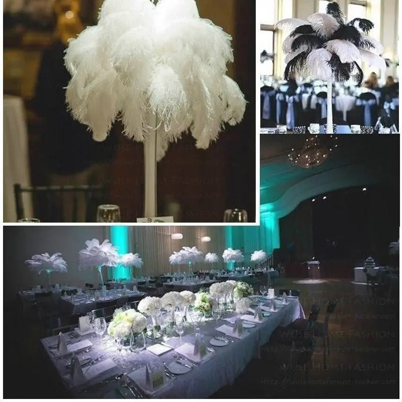 Красивые дешевые страусовые перья для рукоделия, рукоделия, украшения для свадебной вечеринки, аксессуары для украшения свадьбы