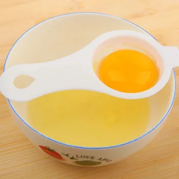 

Hot sale Eco Friendly Transparent Egg Yolk Separator Egg Divider Hand Egg Tools Kicthen Cooking Gadgets pp Food Grade Material