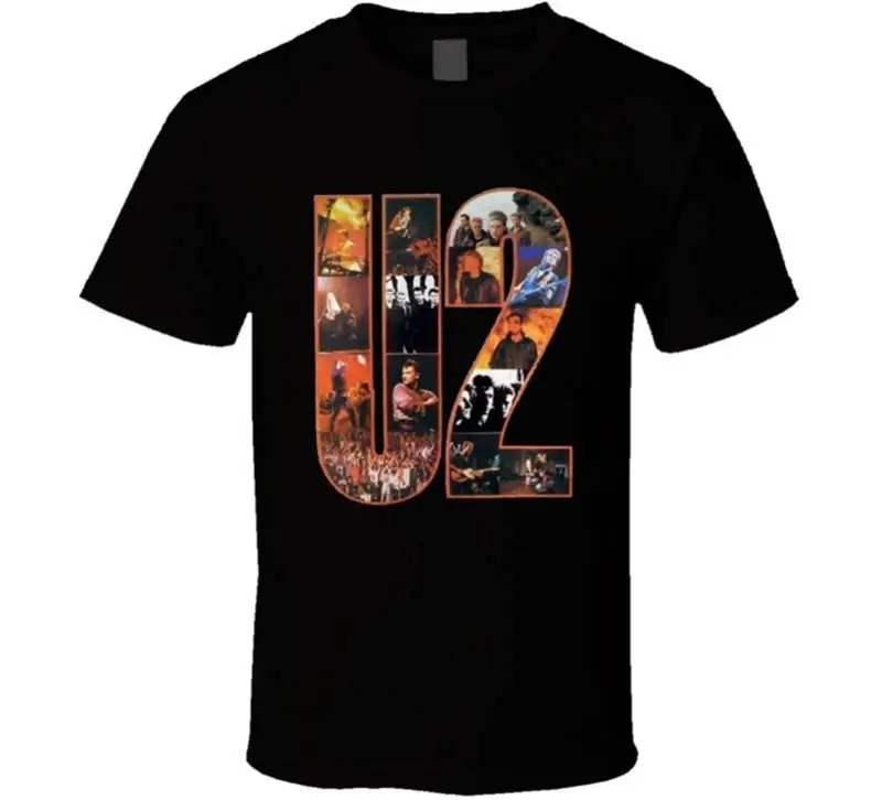 

Best T Shirts 100% Cotton O-Neck Quality Tees U2 The Joshua Short-Sleeve Mens Tee