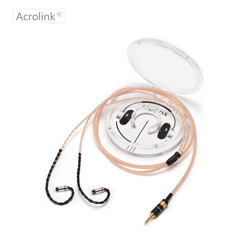 Acrolink 1 2 м 16 Core высокое качество PCOCC DIY Модернизированный кабель для наушников