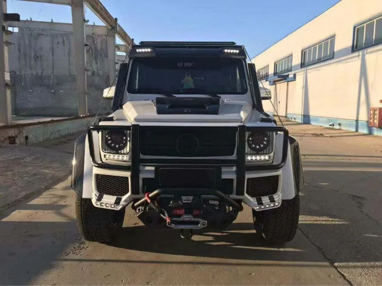G class stainless steel wire fit for G wagon 4x4 with the front bumper guard and roof rack (13)
