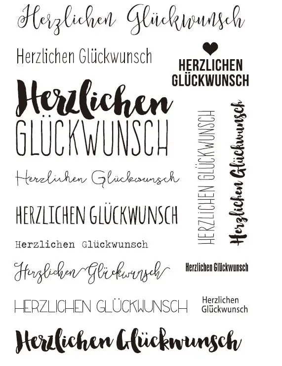Немецкий прозрачный силиконовый штамп/печать для DIY скрапбукинга/фотоальбом декоративный прозрачный штамп G016