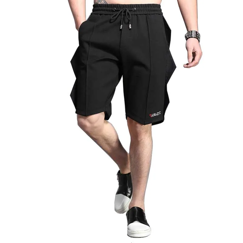 Новые модные летние Сращенные Мужские Короткие повседневные шорты в стиле пэчворк уличные пляжные шорты, для пляжа короткие брюки мужская одежда