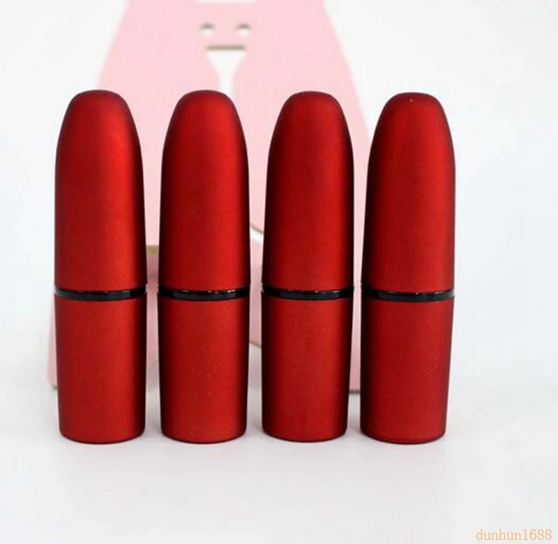200pcs empty red bullet shape lipstick tube lip gloss tube Superior Grade Lip Balm Tube with 12