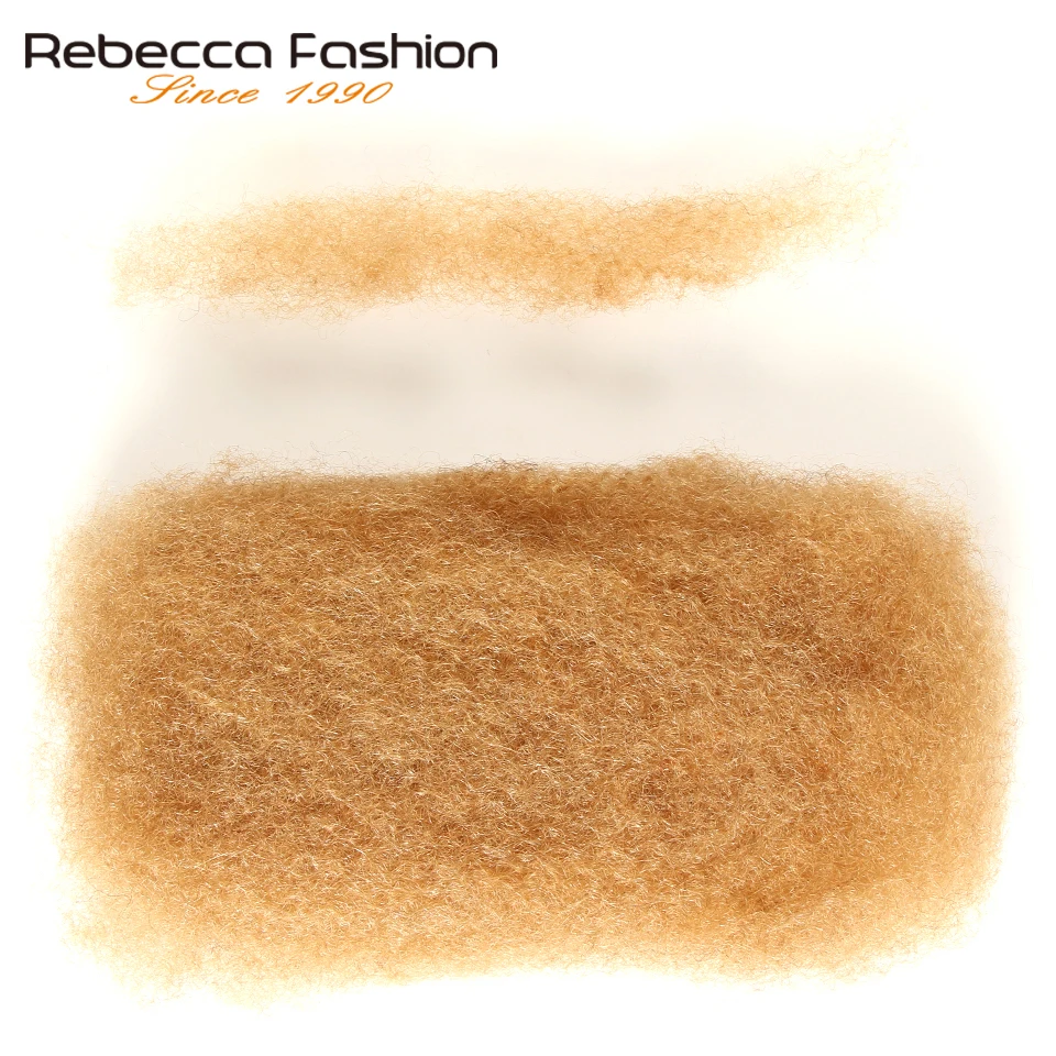 Rebecca Monogolian Remy афро кудрявые объемные человеческие волосы для плетения 1 пучок 50 г/шт. натуральный цвет#2#4#30# 99j косы волосы
