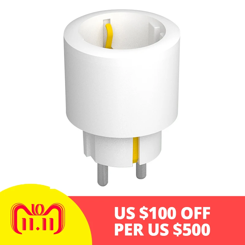 

2018 Mini 16A EU Plug Smart Wifi Wireless Switch Timer Power Plug Socket Remote Control energy saving Voice Control XNC