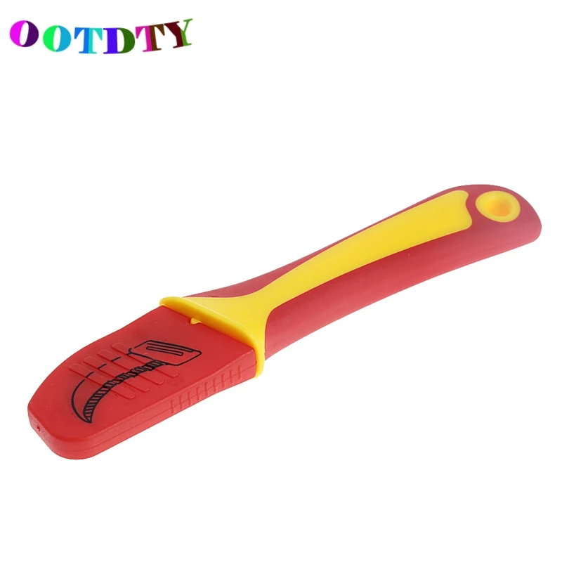 

OOTDTY Electrician Sharp Knife Cutting Off Tool Repairing Tool Hook Knife Plastic Handle