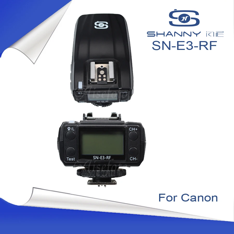 SHANNY SN-E3-RF 2,4G Беспроводная радиостанция триггер для SN600C-RF вспышки, ttl триггер, ЖК-панель Canon