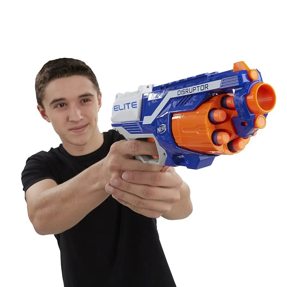 Nerf N Strike Strongarm Elite Blaster Дарт Disruptor игрушечный пистолет бластеры дети вытачки Hasbro