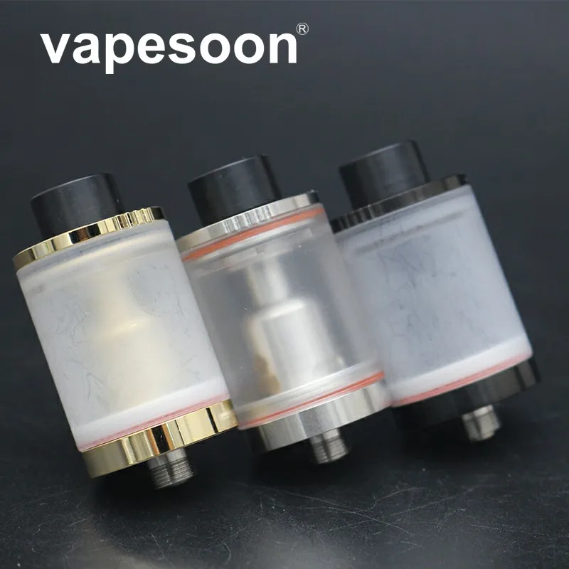 

VapeSoon Doggystyle 2K18 Styled RTA Rebuildable Tank Atomizer 3.5ML 316 Stainless Steel 22mm TANK