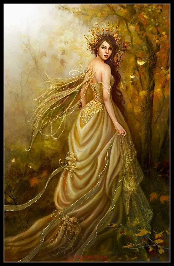 Counted Cross Stitch Kits Needlework Embroidery - Crafts 14 ct Aida DMC Color DIY Arts Handmade Home Decor Autumn Rustlings | Дом и сад