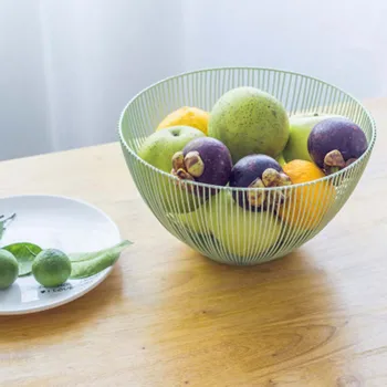 

Northern Europe Household Fruit basket Fruit tray Drain basket Fruit Bowl Storage Basket Drop Shipping 1PC