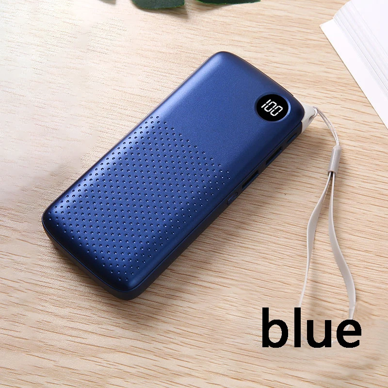 

2018 Mini Charging Power Bank 10000mAh Treasure Millet Digital Display Large Capacity Mobile Phone Charger Powerbank For iPhone
