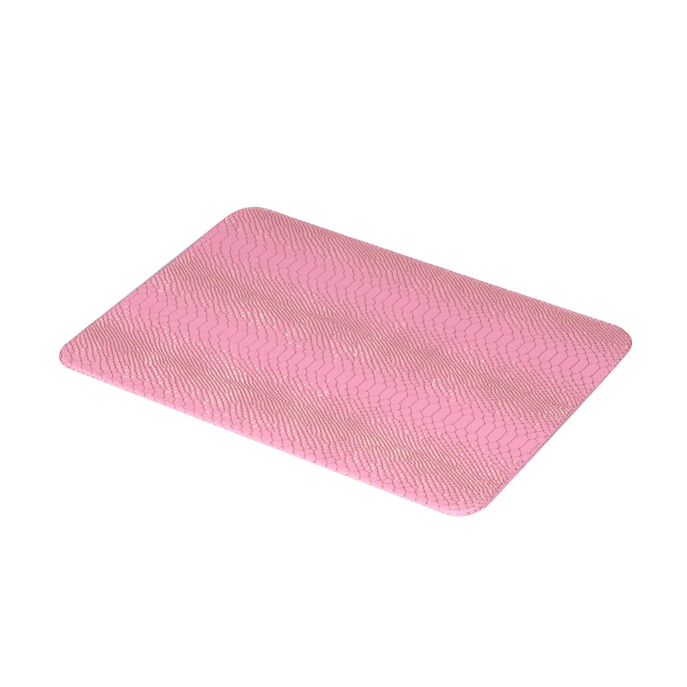 Дизайн ногтей змеиная кожа Настольный коврик для рук Подушка для отдыха салон Маникюрный Инструмент - Цвет: Pink Pad