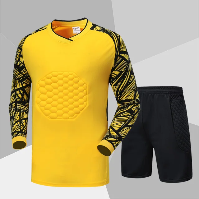 Men Soccer Goalkeeper Jerseys Football Sets Goal Keeper Uniforms Suit