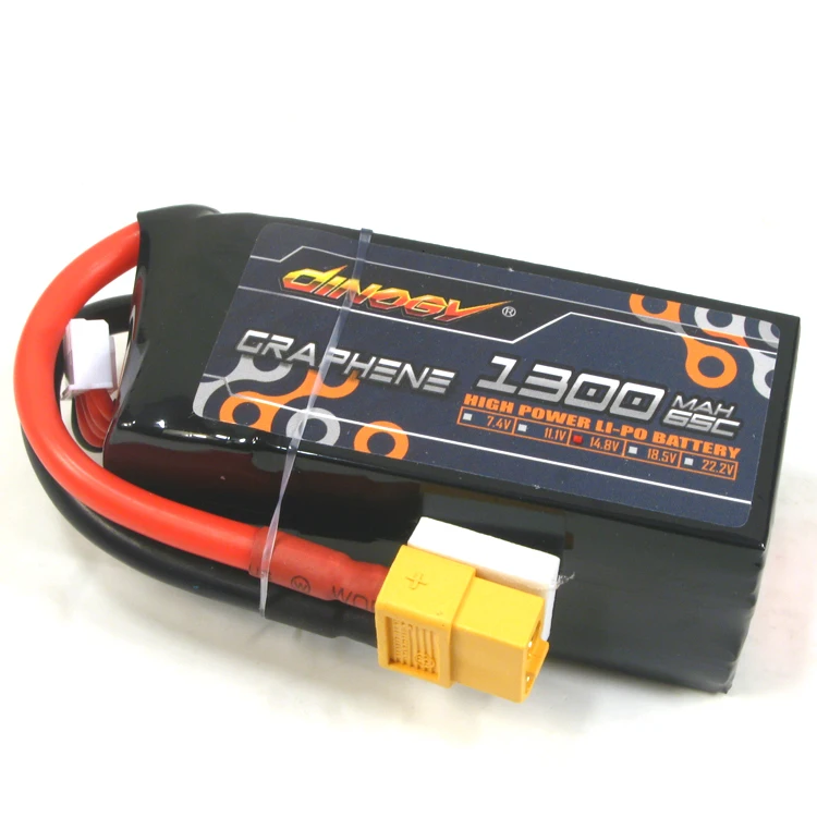 Литий ионный аккумулятор Giant Power DINOGY GRAPHENE 65C 14 8 в 1300 мАч 1500 с разъемом XT60 для FPV Racing