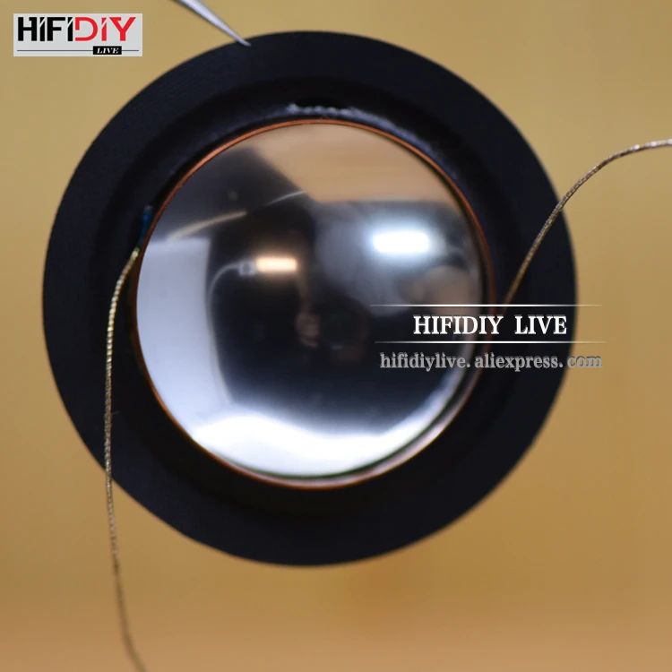 HIFIDIY LIVE 1 дюйм 25,4 мм 25,5 мм твитеры звуковая катушка композитная серебристая металлическая мембрана ВЧ динамик запасные аксессуары Запчасти