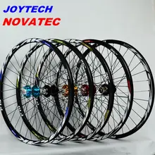 Roues de vélo de montagne novatec041042 joytech avant 2 arrière 4 roulement japon moyeu super lisse roue paire de roues Rim26 27.5 29in