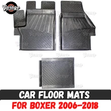 Автомобильные коврики, чехол для peugeot Boxer 2006- резина, 1 комплект/3 шт., аксессуары, защита ковра, украшение для автомобиля
