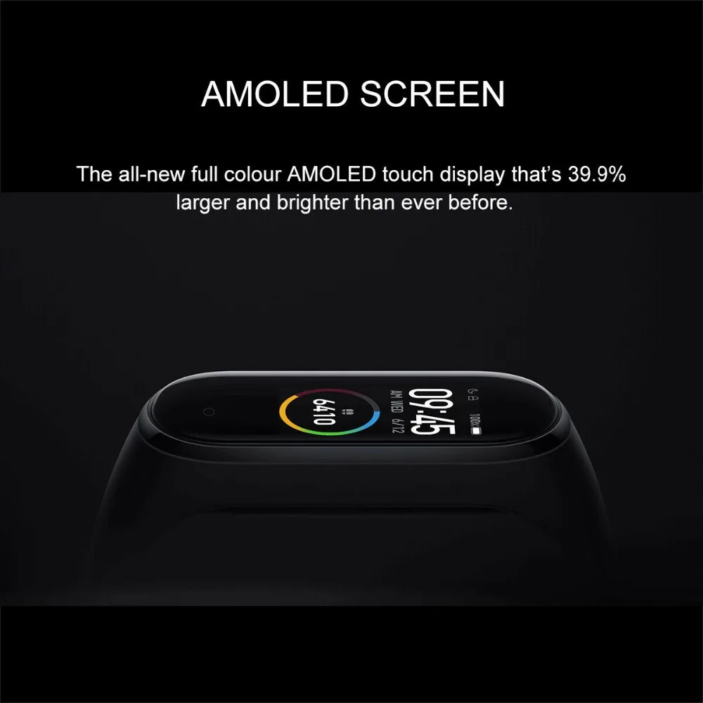 Xiaomi mi Band 4 глобальная версия CN версия браслет mi Band 4 цветной сенсорный экран Смарт-браслет умный браслет