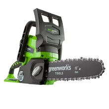 Пила цепная аккумуляторная Greenworks G24CS25 24V (без АКБ и ЗУ время