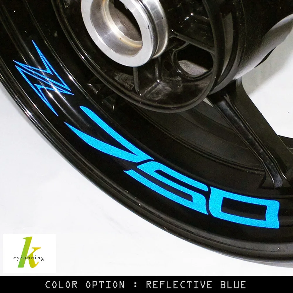 8 X CUSTOM INNER RIM DECALS WHEEL Reflective STICKERS STRIPES FIT