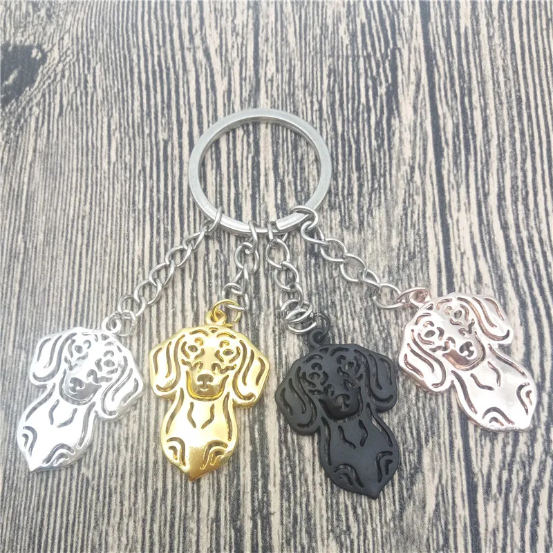 

Dachshund Key Chains Fashion Pet Dog Jewellery Dachshund Car Keychain Bag Keyring For Women Men
