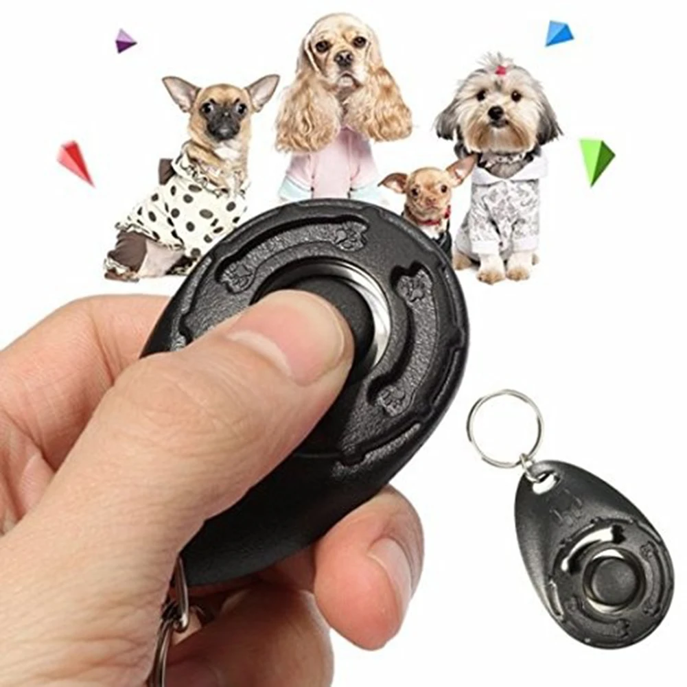 Dog Puppy Pet Training Clicker Button Clicker Click Trainer Wrist