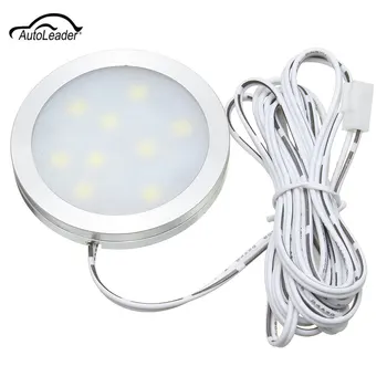 

1Pcs Car Lamp Automobile Interior LED Spot Lights Slim Flush For VW T4 T5 Transporter/Camper Van Boat White 12V 2W