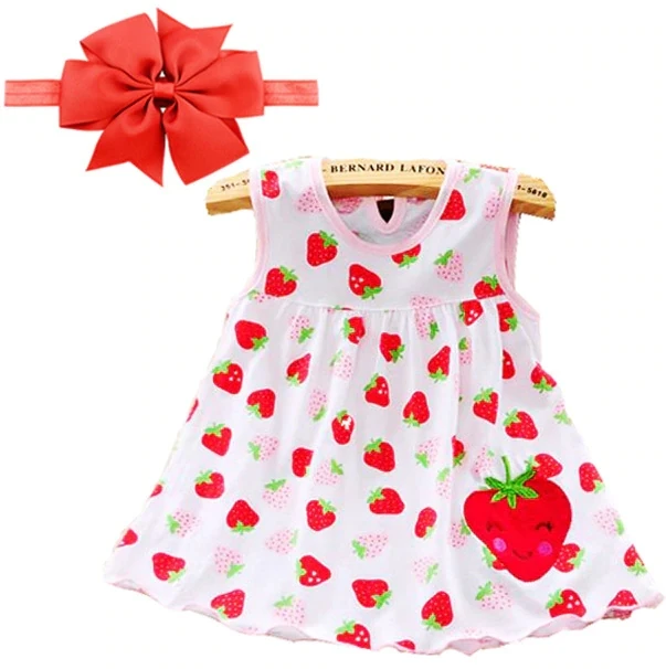 

Baby Dress 2018 Summer New Girls Cotton Denim Print Knee Mesh Striped Vest Dress Children's Wear Kids Fall Dresses