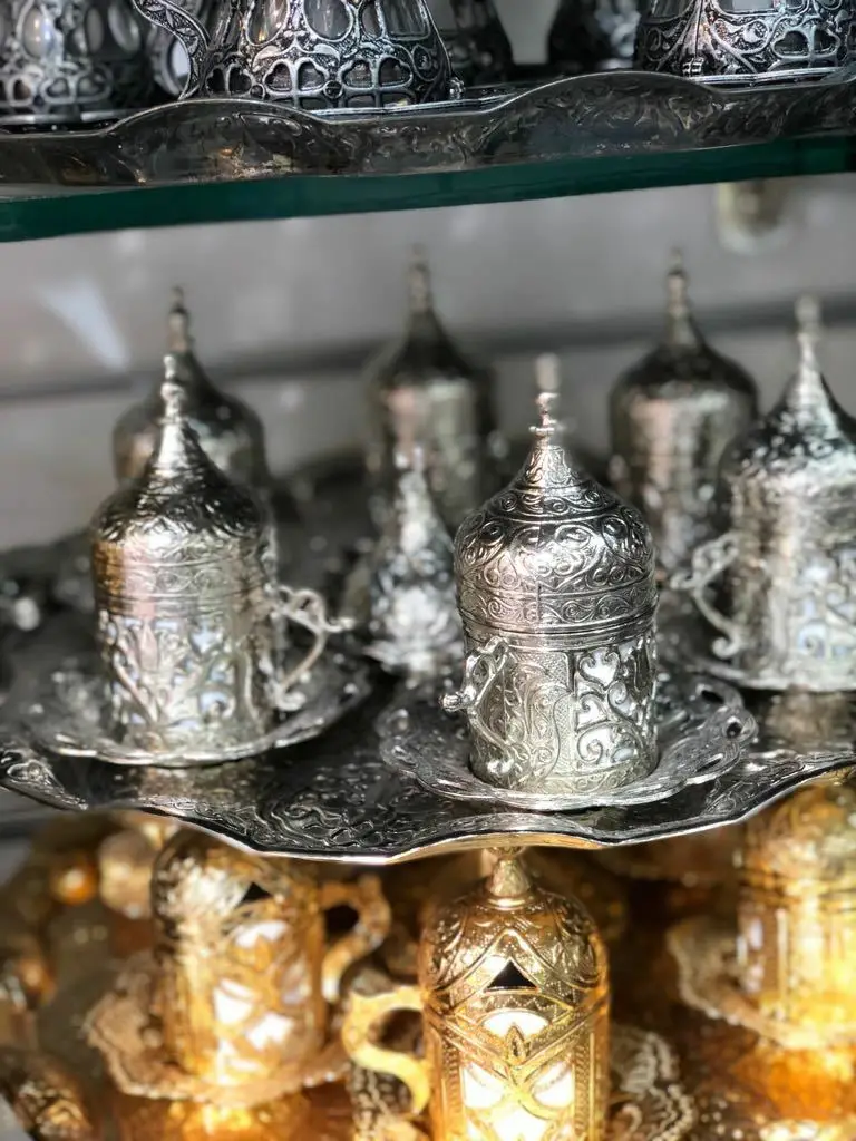 Арабский пуфик кофе эспрессо сервировочный комплект из чашки и блюдца فنجان