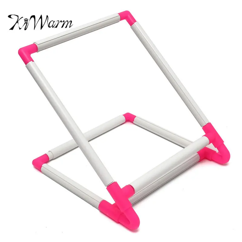 

KiWarm 1PCs Practical Universal Clip Plastic Tambour Embroidery Frame Cross Stitch Hoop Stand Support Craft Tool