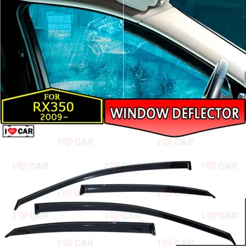 

Window deflectors for Lexus RX 350 2009- car window deflector wind guard vent sun rain visor cover car styling