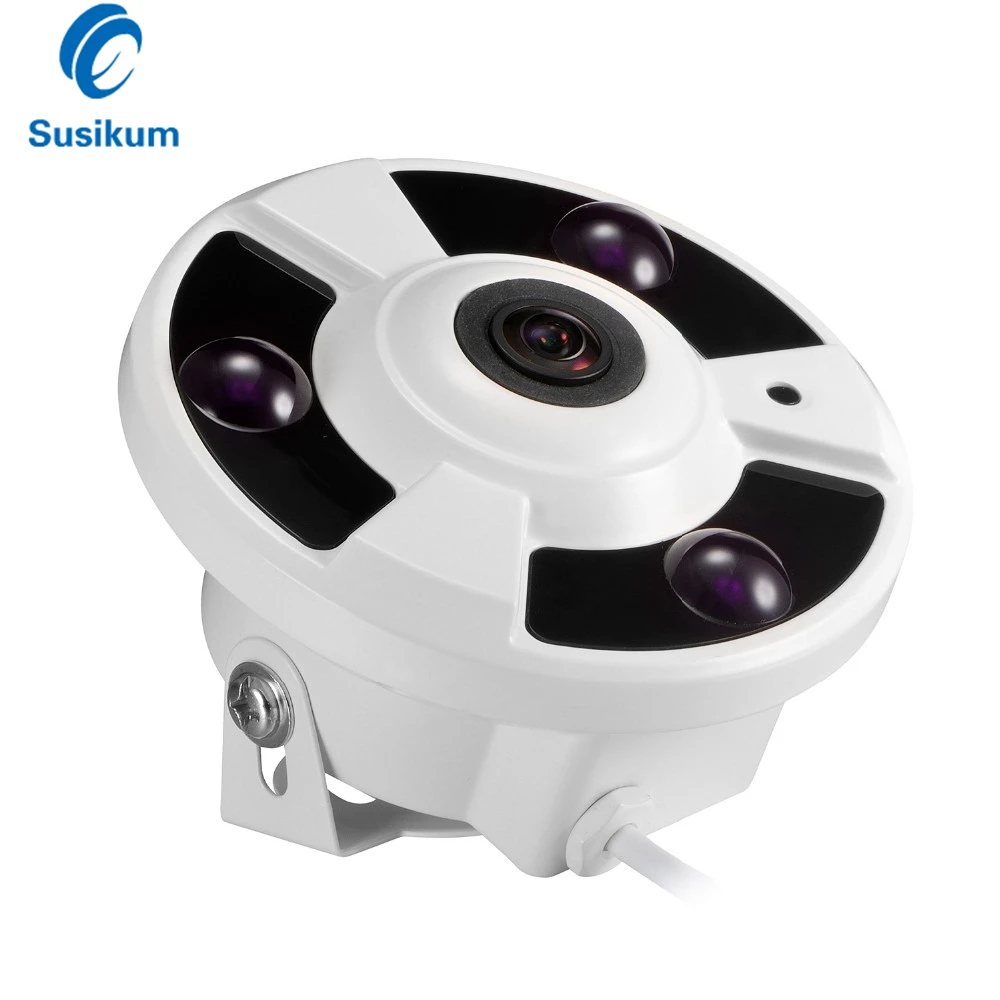 

Mini CCTV HD Camera Security 3Pcs Array Leds 180 Degree Wide Angle Fisheye Lens IR Infrared Dome Surveillance Camera