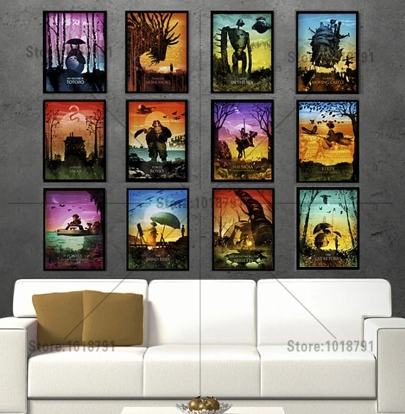 

5D DIY Diamond Painting Cross Stitch Anime de Howl's Moving Castle Diamond Embroidery Diamond Mosaic Needlework Home Decoration