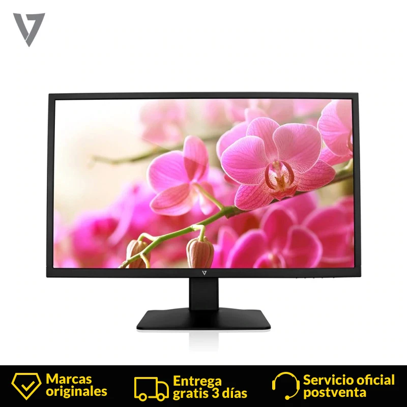 

V7 led monitor lcd pc pantalla 23.6 pulgadas,VA 1080 FHD Widescreen LED Monitor, 1920 x 1080 pixels, Full HD, HDMI/VGA,16:9