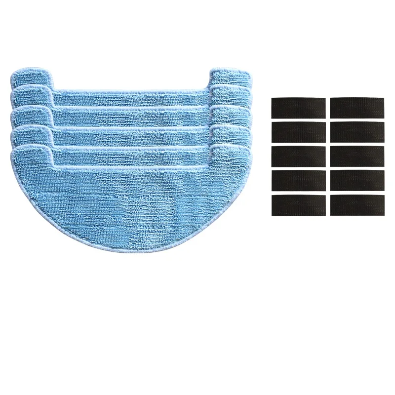 5*mop Cloth+10*magic Paste Accessories For Ilife A6/x620/x623 Robot