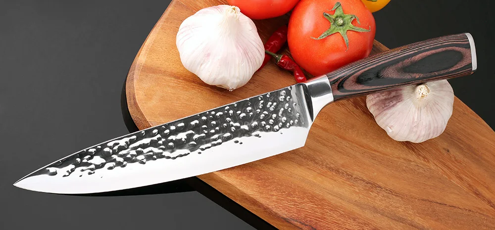 XITUO 8 Inch Forged Mirror Steel Chef Knife Stainless Steel Professional Kitchen Knife Dining&Bar Home Knives Paring Very Sharp