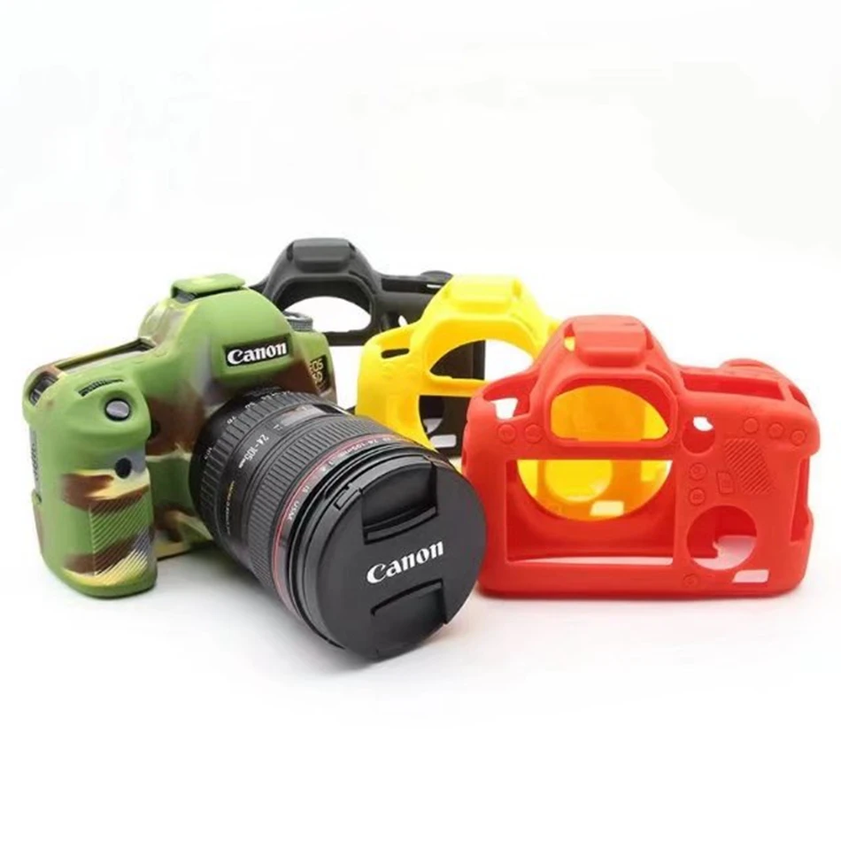 High Quality Camera Bag Soft Silicone Rubber For DSLR Canon EOS 6D Camera Protective Body Cover