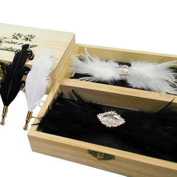 

High quality Bowties Adjustable Men's tie Multiuse black feather necktie groom Groomsmen Bow Tie Butterfly suits accessories