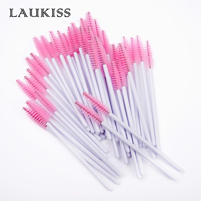 

300Pcs/Pack Eyelash Brush Mascara Wands Disposable Applicator Makeup Brushes for Eyelash Comb Brush Makeup Tool Eyelash OMBERLAN