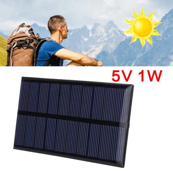 

3 pcs Solar Panel 5V 1w Mini Solar System DIY For Battery Cell Phone Chargers Portable Solar Panel Cell 5V 1w Battery Charger