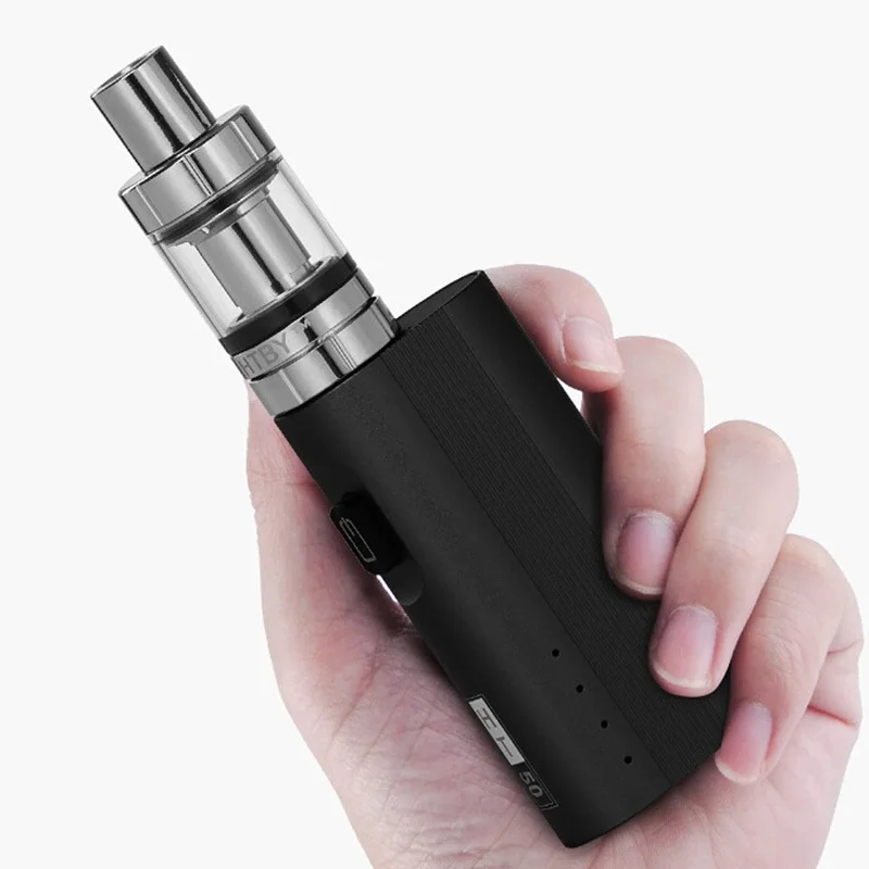 

HTBY 50w Electronic Cigarette 50W shisha vape mod box kit 0.3ohm 2200mAh battery 2ml tank e-cigarette Big smoking atomizer